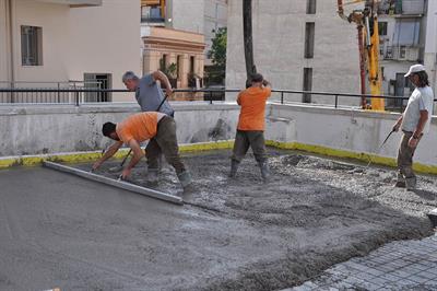 κατασκευή βιομηχανικό δάπεδο