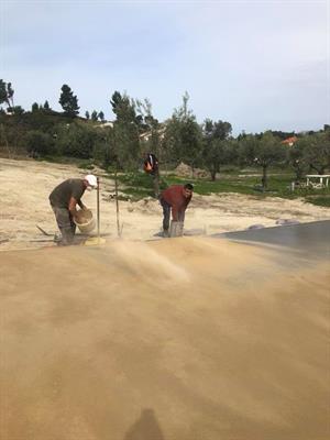 Κατασκευή σταμπωτού δαπέδου