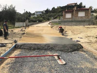 Κατασκευή σταμπωτού δαπέδου